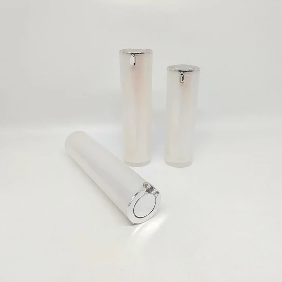 Hochwertige leere Kosmetikflasche 15 ml 30 ml 50 ml doppelwandiger Airless-Behälter Acrylglas Acrylflaschen